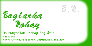 boglarka mohay business card